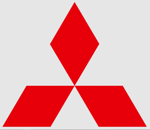 Insignia Mitsubishi Roja 6,1 Cm X 5,2 Cm