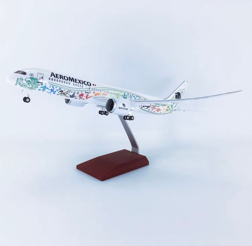 Avión A Escala 1/85 (50cm) 787 Quetzalcóatl Con Luz Led 787 Quetzalcóatl