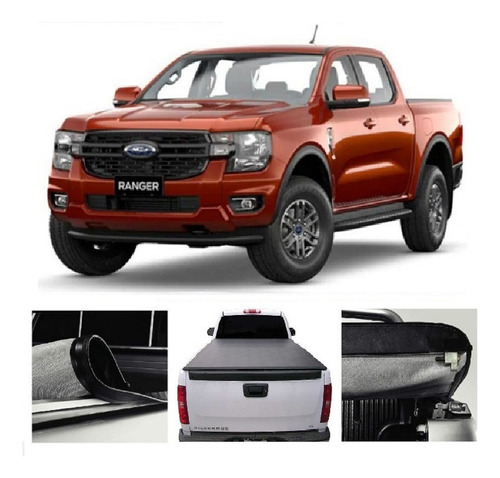 Lona Enrollable Duracover Ford Ranger 2023/2024 4 Puertas