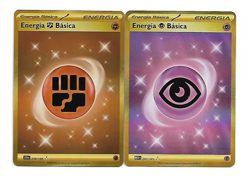 20 Cartas De Energia Tipo Psiquico Pokémon