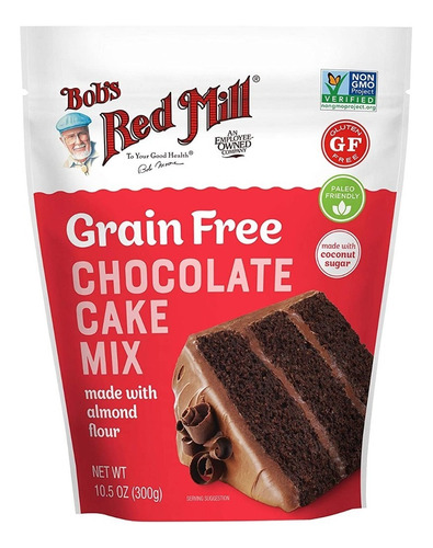 Bob's Red Mill Grain Free Chocolate Cake Mix 300 G
