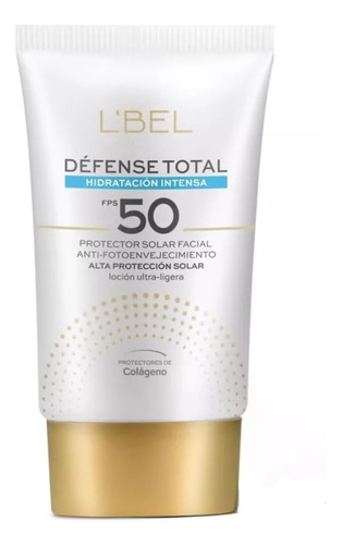 Lbel Protector Solar Defense Total Hidratación Intensa Fps50