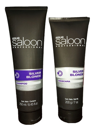 Shampoo 250g. + Máscara 200g. Silver Blonde - Issue