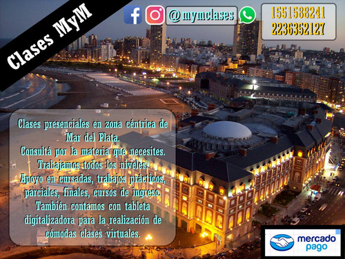 Imagen 3 de 6 de Clase Particular De Matemática, Historia, Geografía Y Otras