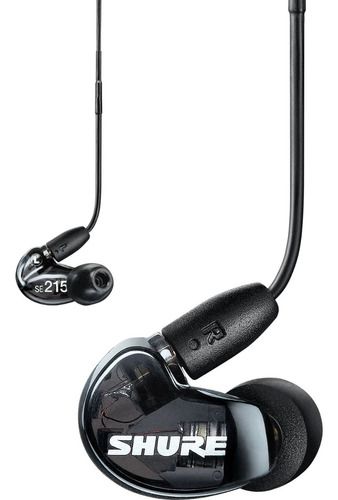 Auriculares In Ear Shure Aonic Se215bk Monitoreo Desmontable