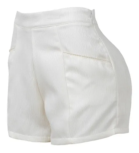 Short Vestir Corto Sexy Oficina Casual Bolsa Con Pedrería. Short Vestir Corto Sexy Oficina Casual Bolsa Con Pedrería.