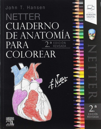 Libro: Netter. Cuaderno De Anatomía Para Colorear (2ªedición