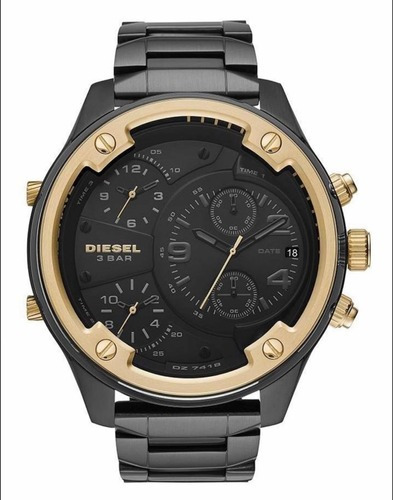 Relogio Masculino Diesel Boltdown Dz7418 Aço Inoxidável Cor da correia Preto Cor do bisel Branco Cor do fundo Preto