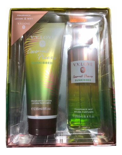 Estuche Coconut Freeze Colonia Y Loción 250ml/236ml.