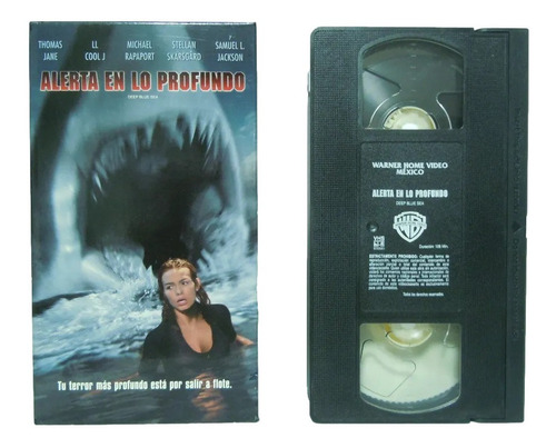 Alerta En Lo Profundo Vhs Tiburón, Película Vintage Original