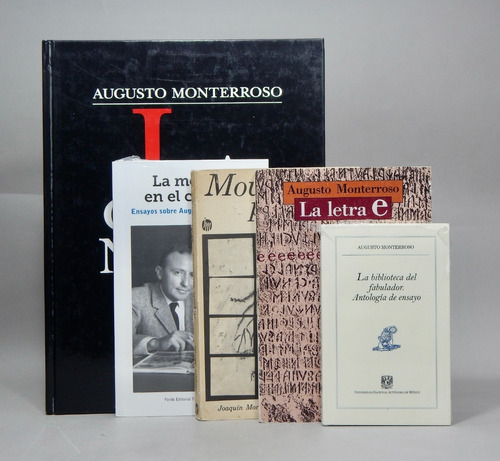 5 Libros Augusto Monterroso Fabulador E Perpetuo Mosca Oveja