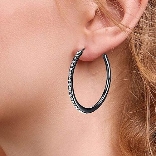 Yuqigg Pendientes De Aro, Joyería De Moda Con Circonita Cúbi