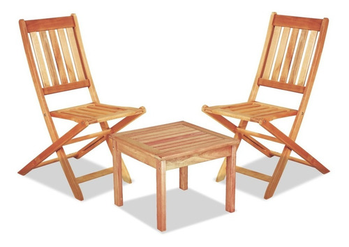 Imagen 4 de 5 de Silla Plegable Panambi De Madera Eucaliptus Pintada