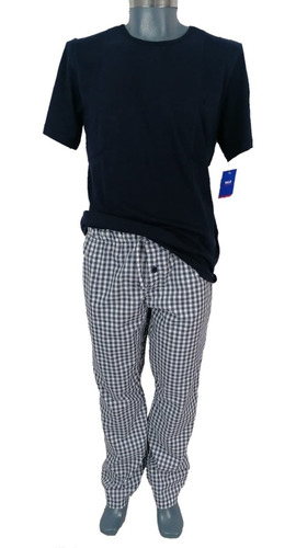Pijama Clasica Caballero Yale Set De 2 Pzs Pantalon Playera