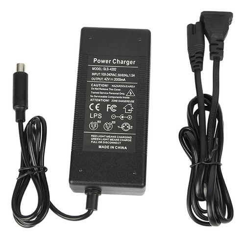 Cargador Electrico 42v 2a Tipo Us Plug Professional Direct .
