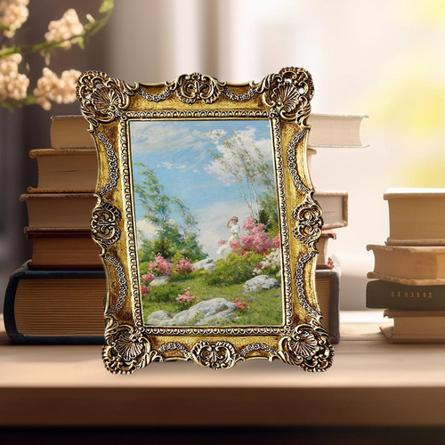 Vintage Picture Frame 4x6 Photo Gallery Art For Living Room