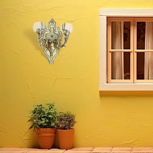 Nuevo Lámpara De Pared En Miniatura En Lámpara Doble Dorada