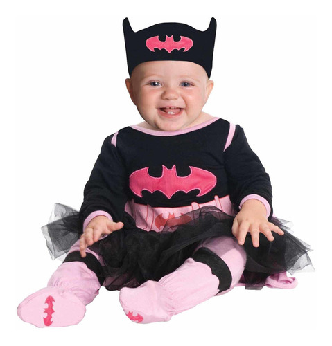 Disfraz De Batichica Talla 6-12 Meses Para Bebé Halloween