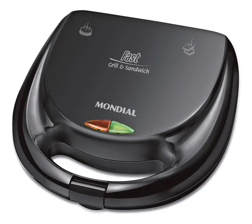 Sanduicheira Fast Grill e Sandwich Mondial 750W - S-12