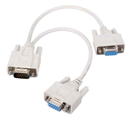 Cable Splitter Multiplicador Vga A Dos Salidas