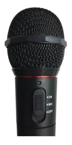 Microfone Wireless Sem Fio Lelong Le-996w Karaokê