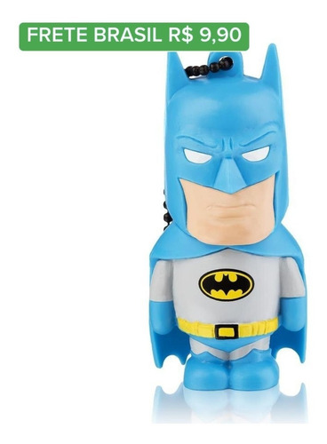 Pen Drive Dc Batman Clássico 8gb Usb Multilaser Pd093 Lm1