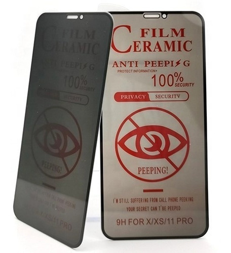 Film Ceramic Anti Espia iPhone 13 13 Pro 14 14 Pro 14 Plus