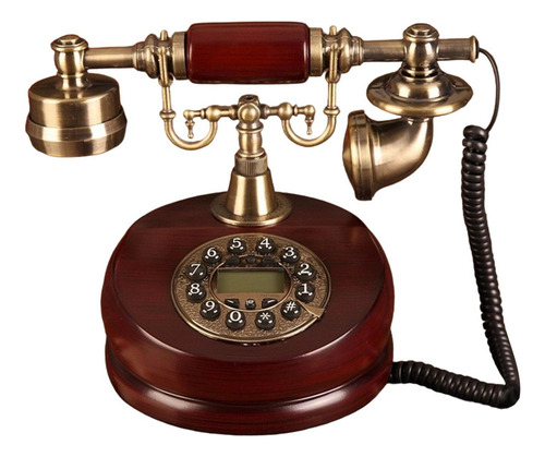 N Teléfono Con Cable Teléfono Fijo Antiguo Con Manos Libres