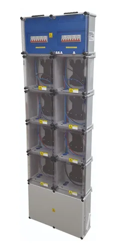 Gabinete 8 Medidor Edenor Con Termica Conextube