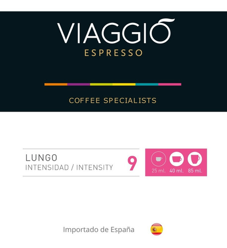 Pack 30 Cápsulas Café Viaggio Lungo Para Nespresso®