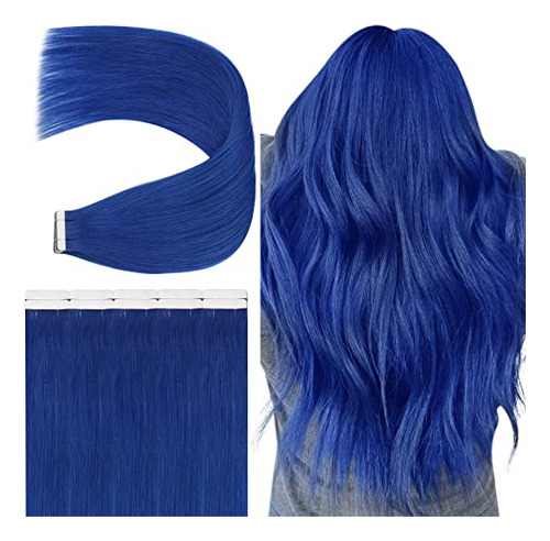 Jovenver Cinta Azul En Extensiones De Pelo 20 G4zq8