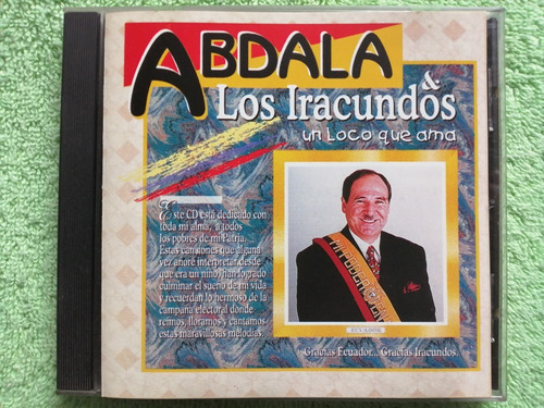 Eam Cd Abdala & Los Iracundos Un Loco Que Ama 1996 Ecuador