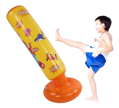 Imagen 6 de 8 de Bolsa De Box Inflable Columna Children Kids Golpear Punching