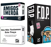 Nós Não Testamos Esse Troço Jogo de Cartas Buró NTT Completo com Expansões  Cinético e Picante +18