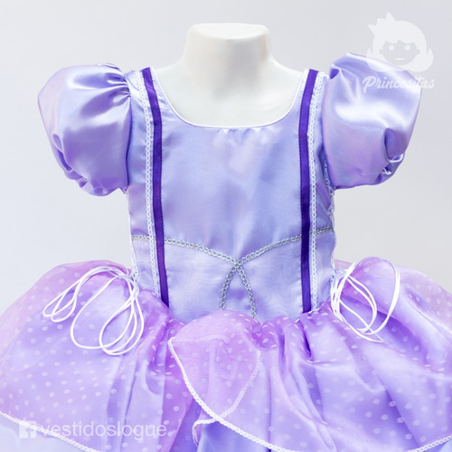 Vestido Sofia Princesita Disfraz