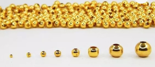 Bola Lisa Chapa De Oro 14k Importada 10g