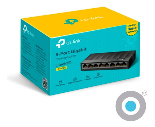 Switch De Escritorio Gigabit 8 Puertos Ls1008g Tp-link