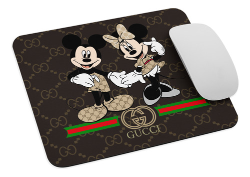 Mouse Pad Minnie Y Mickey Mouse Estilo Gucci Varios Modelos