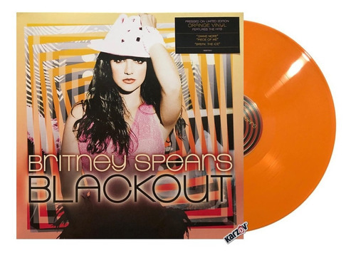 Vinil de edição limitada especial Britney Spears Blackout