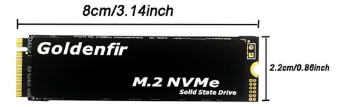 Goldenfir Ssdm.2 Nvme256 Gb Pcie Disco Duro Interno Desólido