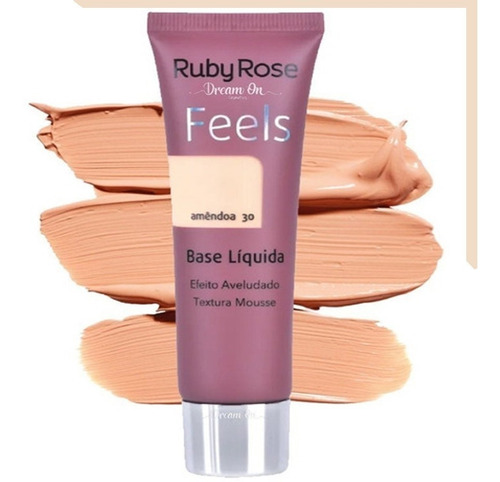 Ruby Rose Base Maquillaje Feels Textura Mousse Terciopelo
