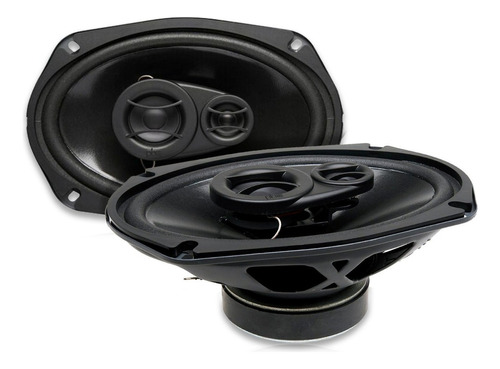 Bocinas Coaxiales Power Bass S-6903 6x9 PuLG 3 Vías 210w Max Color Negro