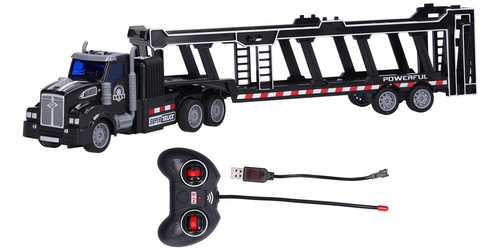 Camión De Control Remoto Inalámbrico Rc Trailer Modelo 4 [u]