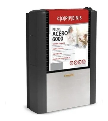 Calefactor Coppens Tiro Balanceado 6000cal Lateral Der/izq
