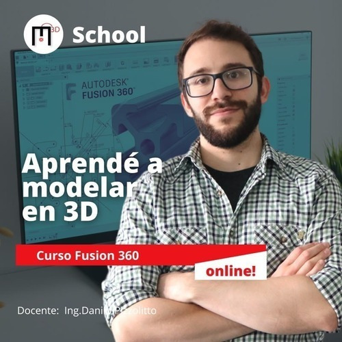 Curso De Diseño 3d Inicial On Line Fusion 360 Lgs 3d