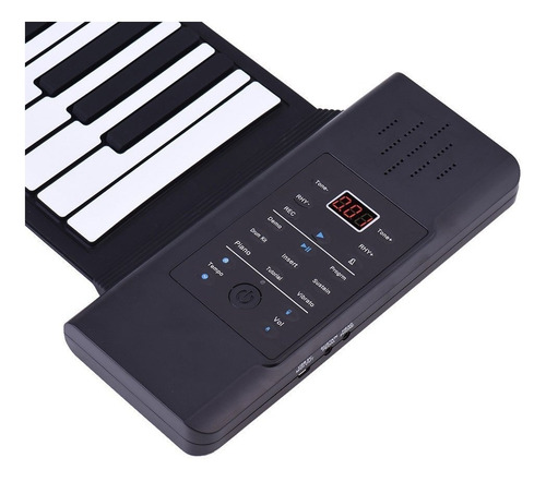 Imagen 4 de 9 de Teclado Midi Flexible Piano Roll-up Portátil 88 Teclas Usb