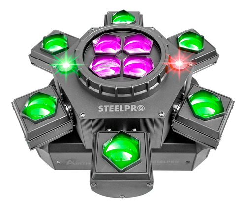 Cabeza Beam Giratoria Steelpro Airtrek Rgbw Laser Red/green
