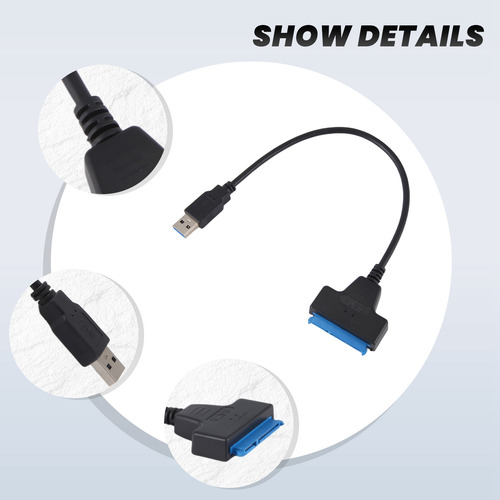 Cable Adaptador De Disco Duro Usb 3.0 A 2.5 Pulgadas Sdd T-f