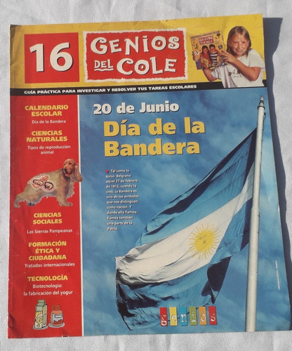Suplemento Revistas Genios * Genios Del Cole * N° 16 (Usado)