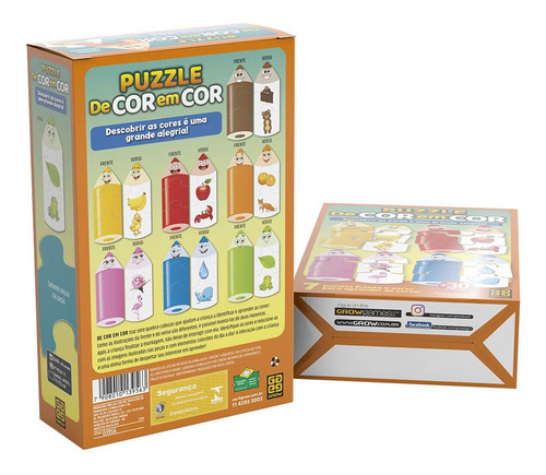 Puzzle De Cor Em Cor Grow